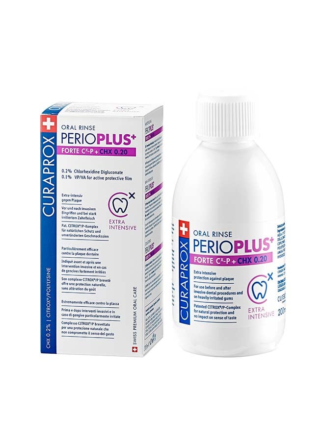 CURAPROX Perio Plus Forte Chx 0.20% Mouthwash, 200Ml - Image 1